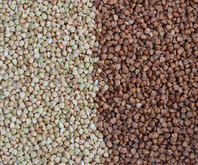 Buckwheat Grains Mix Top View