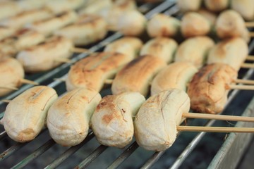 banana toast street food