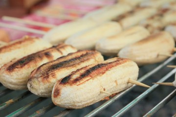 banana toast street food