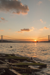 Fototapeta na wymiar Bosphorus bridge , istanbul , Turkey