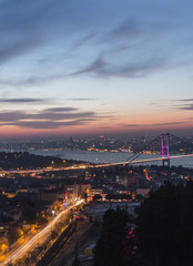 Bosphorus bridge , istanbul , Turkey