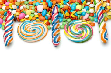Fototapeta na wymiar Colorful round candy