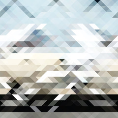 Triangle vector background