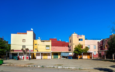 Fototapeta na wymiar Typical houses in Meknes, Morocco