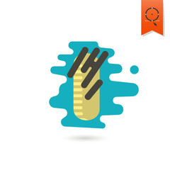Chocolate Cookies. Modern Flat Icon