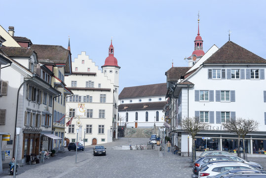 The village of Sursee on Switzerland