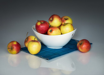 Apples in a vase