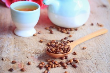 barley tea with seed