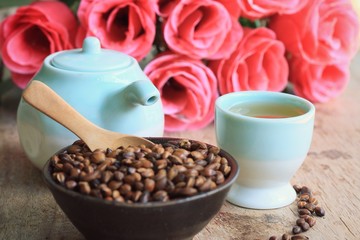 barley tea with seed