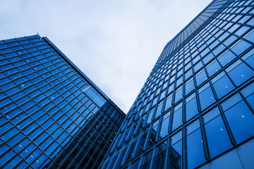 Fototapeta na wymiar Modern business buildings in London