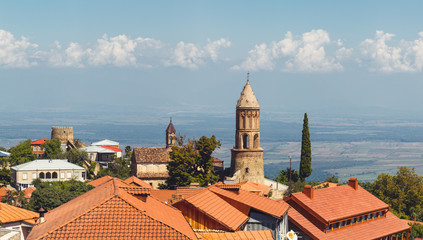 Sighnaghi (Signagi) is a popular touristic town in Kaheti region