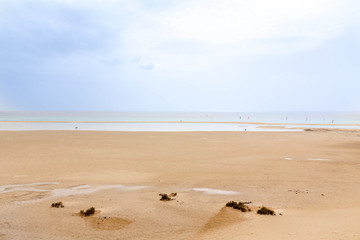 Southern Fuertevetura, Playa de Sotavento de Jandia. Sotavento Beach in Fuerteventura, Canary Islands, Spain.