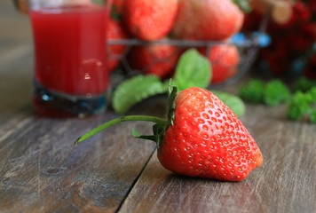 Strawberry juice