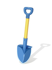 Shovel. Agriculture and building tools for work. Instrument