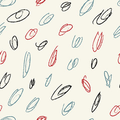 Vector seamless kids pattern. Sketch background. Hand drawn hipster print with doodles. Modern graphic design.