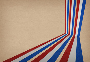 Abstract vintage background with stripes in the colors of  flags.