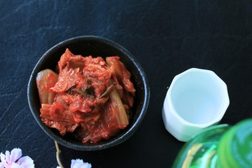 kimchi cabbage - korean food