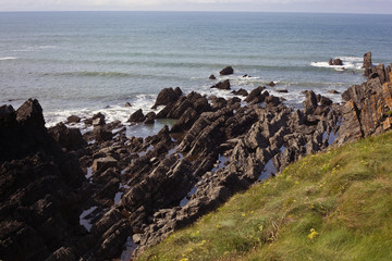 Rocks Hartland Quay Bay Devon
