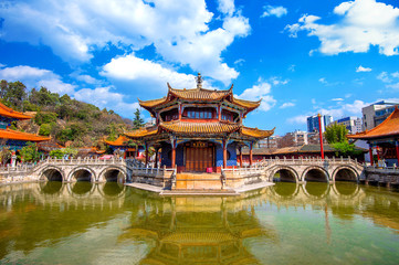 Fototapeta na wymiar Yuantong Kunming Temple of Yunnan, China.