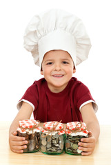 Save when you have plenty - financial education concept