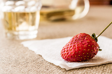 Strawberry and white wine