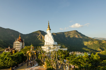 White big buddha statue