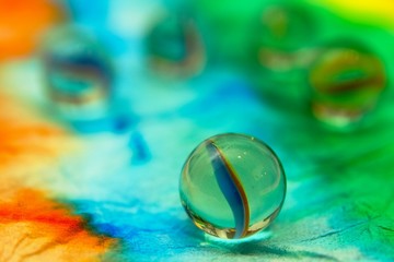 The retro glass ball abstract background.