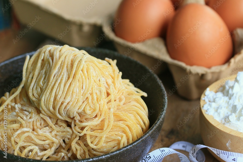 Poster egg noodles