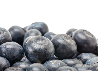 blueberry fruit isolated on white background