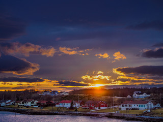 Skandinavien Mitternachtssonne