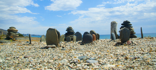 Mandalas en la playa de Mojacar