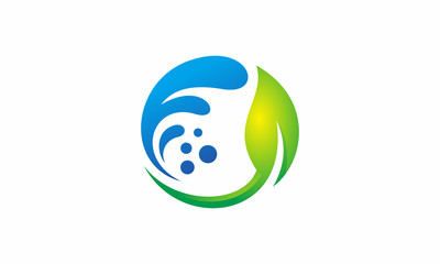 cleaning service & maintenance illustration vector logo