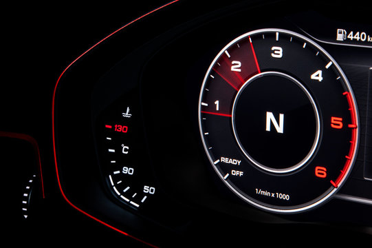 car Speedometer Tacho Auto dashboard car performance level