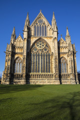 Fototapeta na wymiar Lincoln Cathedral in the UK