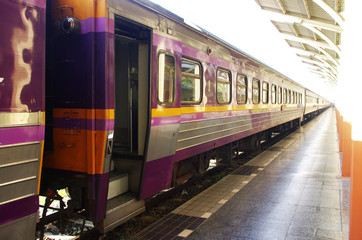 Obraz premium train station.