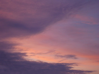 Fototapeta na wymiar The morning sky