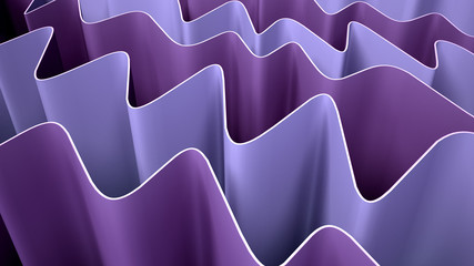 Purple background. 3d image, 3d rendering.