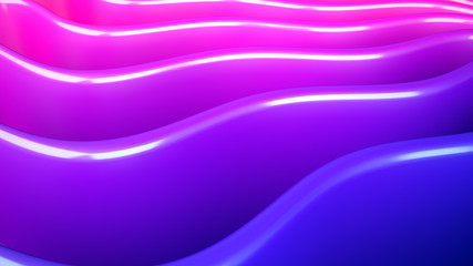 Purple background. 3d image, 3d rendering.