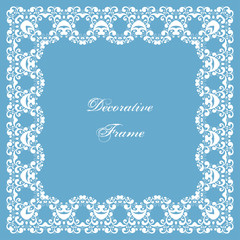 Decorative square frame