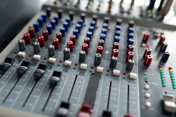 Fototapeta premium Audio mixer