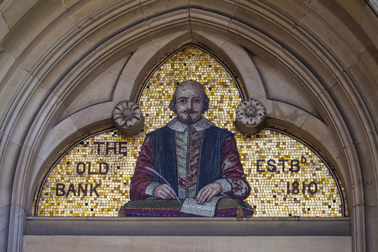 Shakespeare Mosaic in Stratford-Upon-Avon