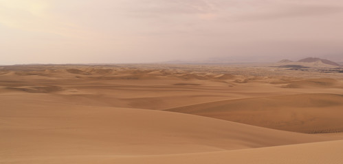Plakat Wüste in Peru