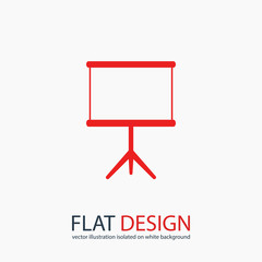 blank icon, vector illustration. Flat design style