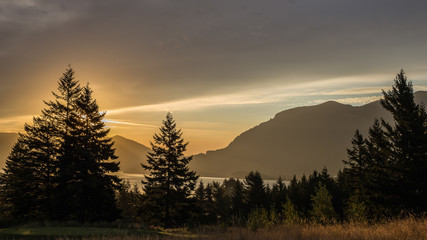 Columbia River sunrise