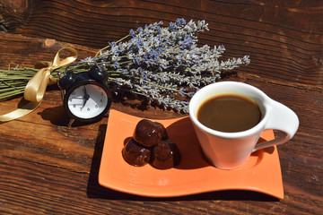 Coffee and lavender