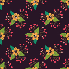 Seamless floral pattern.