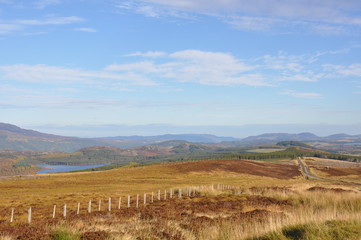 Naklejka premium highlands landscape