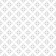 Vector minimalist seamless pattern, simple monochrome geometric texture. Crossing diagonal thin lines, repeat tiles. Abstract minimal black & white background. Light design for decor, textile, fabric