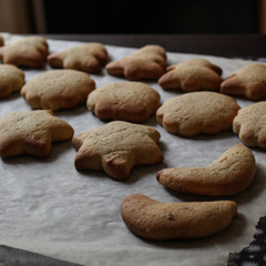 Cookies (gingerbread) in Glaze. Dessert