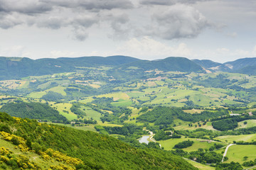 Obraz premium Typical landscape in Marche